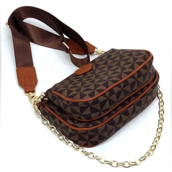 NWT Monogram Crossbody Bag - Picture 3 of 4